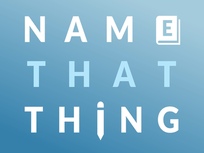 name that thing logo